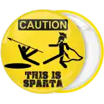 &Kappa;&omicron;&nu;&kappa;ά&rho;&delta;&alpha; This is Sparta Caution &kappa;ί&tau;&rho;&iota;&nu;&eta;