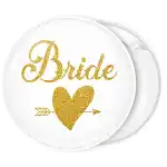 K&omicron;&nu;&kappa;ά&rho;&delta;&alpha; Bride Gold Glitter &lambda;&epsilon;&upsilon;&kappa;ή