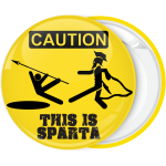 Κονκάρδα This is Sparta Caution κίτρινη