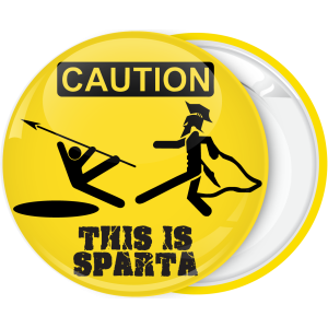 Κονκάρδα This is Sparta Caution κίτρινη