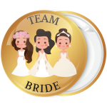 Κονκάρδα Team Bride the friends χρυσή