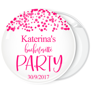 Kονκάρδα Bachelorette party Team ροζ πουά