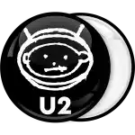 U2 pin badge button