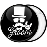 Κονκάρδα Groom Hat Hand rock μαύρη