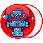 &Kappa;&omicron;&nu;&kappa;ά&rho;&delta;&alpha; Paintball Red Team mask