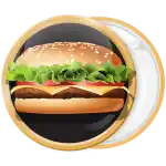 &Kappa;&omicron;&nu;&kappa;ά&rho;&delta;&alpha; Burger Black