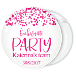 Kονκάρδα Bachelorette party Team ροζ πουά