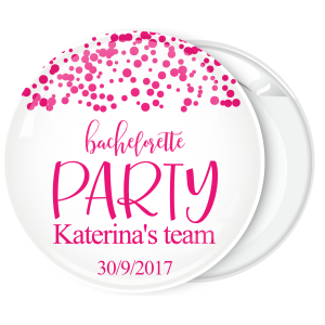 Kονκάρδα Bachelorette party Team ροζ πουά