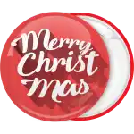 Merry Christmas the small wish pin badge button