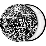 Arctic Monkeys logo 505 pin badge button