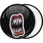 Duran Duran mouth pin badge button