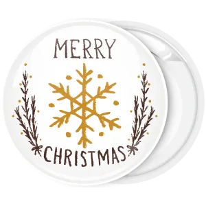 &Kappa;&omicron;&nu;&kappa;ά&rho;&delta;&alpha; Merry Christmas snowflake