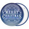 Κονκάρδα Merry Christmas lights blue