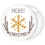 Κονκάρδα Merry Christmas snowflake