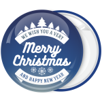 Κονκάρδα Merry Christmas sky blue