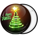 Κονκάρδα Merry Xmas neon Christmas tree
