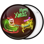 Κονκάρδα Merry Xmas neon colors