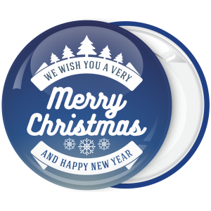 Κονκάρδα Merry Christmas sky blue
