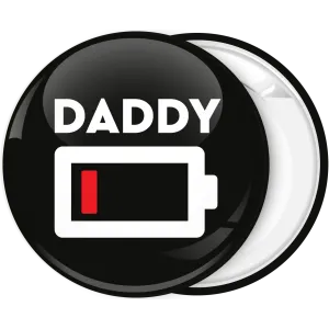 &Kappa;&omicron;&nu;&kappa;ά&rho;&delta;&alpha; Dad Low Battery