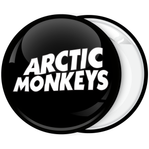 Κονκάρδα Arctic Monkeys logo μαύρη 