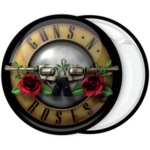 Rock Κονκάρδα Guns N Roses μαύρη