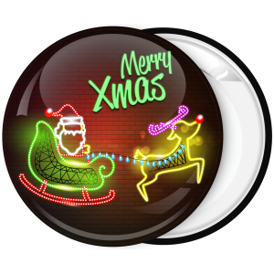 Κονκάρδα Merry Xmas neon colors