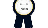 Badge rosette 59mm