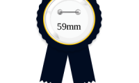 Badge rosette 59mm