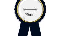 Badge rosette 75mm