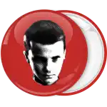 Stranger Things kid face badge button