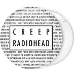 Radiohead Creep Radiohead  pin badge button