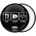 Κονκάρδα Eat Sleep Code Geek life