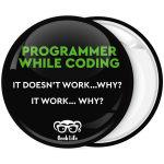 Κονκάρδα Programmer while coding Geek life