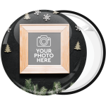 Κονκάρδα Χριστουγεννιάτικο Photo booth snow black