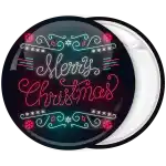 &Kappa;&omicron;&nu;&kappa;ά&rho;&delta;&alpha; Merry Christmas neon lights