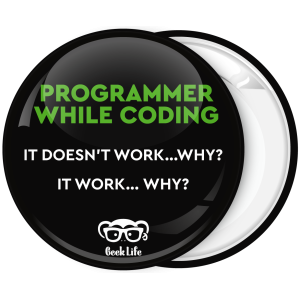Κονκάρδα Programmer while coding Geek life