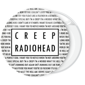 Κονκάρδα Creep Radiohead 