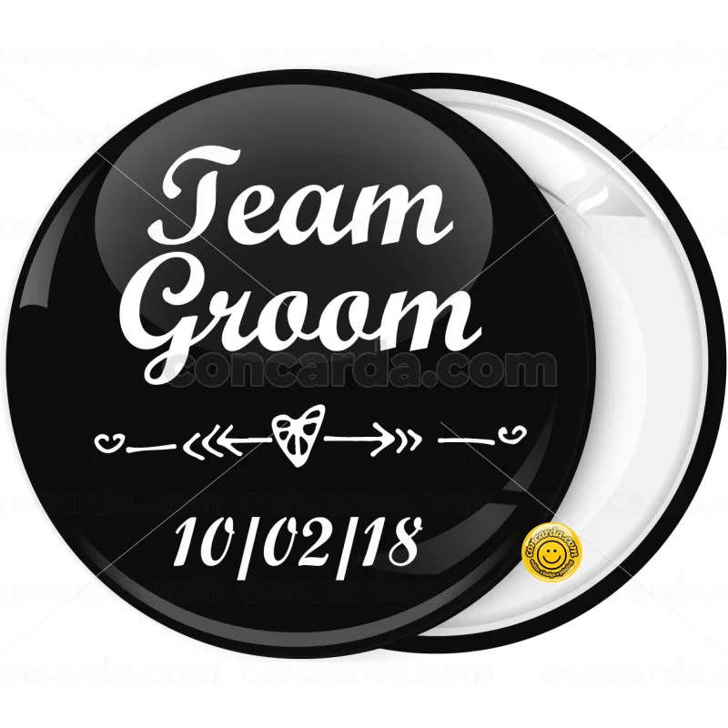 Κονκάρδα Team Groom καρδιά