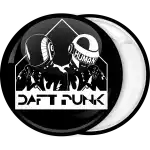 Daft Punk human pin badge button