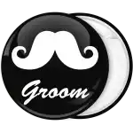 &Kappa;&omicron;&nu;&kappa;ά&rho;&delta;&alpha; &gamma;ά&mu;&omicron;&upsilon; Groom Mustache &mu;&alpha;ύ&rho;&eta;