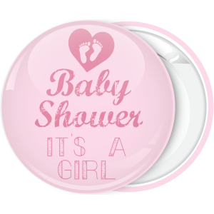Κονκάρδα baby shower its a girl feet