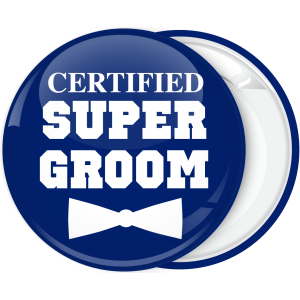 Κονκάρδα Certified super groom μπλέ
