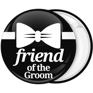 Κονκάρδα friend of the groom μαύρη