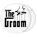 Κονκάρδα The groom godfather style λευκή