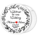 &Kappa;&omicron;&nu;&kappa;ά&rho;&delta;&alpha; Welcome to our wedding &lambda;&omicron;&upsilon;&lambda;&omicron;ύ&delta;&iota;&alpha;