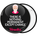 Κονκάρδα There is nothing permanent except change μαύρη