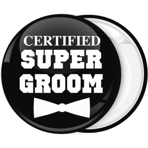 Κονκάρδα Certified super groom μαύρη