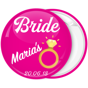 Kονκάρδα bachelorette The Bride Ring φούξια-λευκό