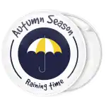 &Kappa;&omicron;&nu;&kappa;ά&rho;&delta;&alpha; autumn season raining time