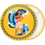 Moana Waves pin badge button